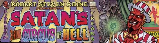 Satan's 3-Ring Circus of Hell banner